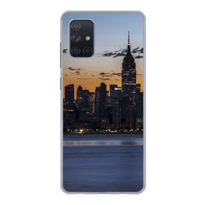 Produktbild von MuchoWow® Handyhülle Schutzhülle Hülle für Samsung Galaxy A51 5G New York - Skyline - Amerika Silikon Softcase Handy Hülle - Abbildung