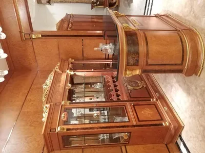 Produktbild von Bartisch Bar Tresen Hausbar Tische Barock Rokoko Edler Luxus Stil Holz Ausschank