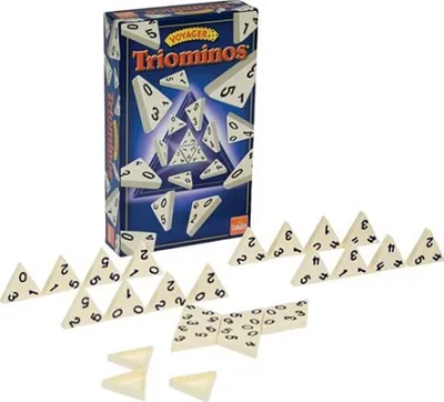 Obrázek produktu pro Goliath Triominos The Original Travel, Stolní hra, Strategie, 6 rok/roky, 20 min, Rodinná hra