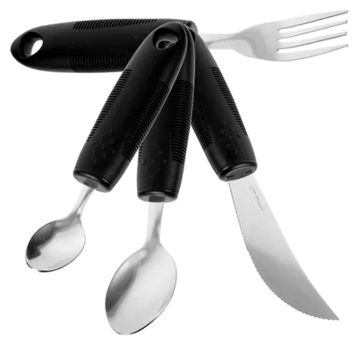 Produktbild von Rutschfestes Besteckset für Senioren mit Arthritis