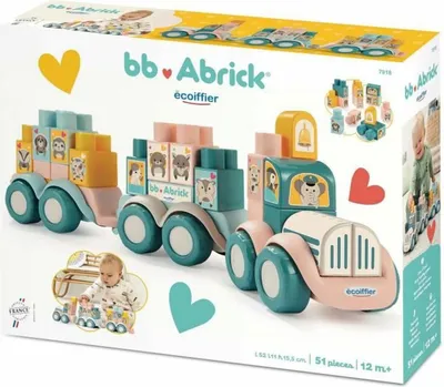 Image de Playset Ecoiffier Train A Construre