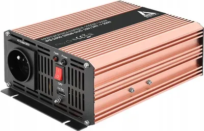 Productafbeelding van Azo DUO 1000W omvormer voor auto, sinusgolf, 12V naar 230V