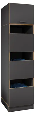 Produktbild von Wäscheschrank 4 Fächern & Türen Rislo