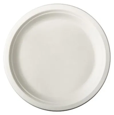 Produktbild von 500 Teller, Zuckerrohr "pure" ungeteilt Ø 23 cm · 2 cm weiss