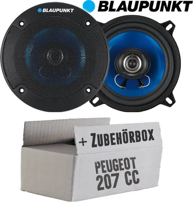 Produktbild von Peugeot 207 CC - Lautsprecher Boxen Blaupunkt ICx542 - 13cm 2-Wege Auto Einbauzubehör - Einbauset
