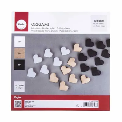 Immagine prodotto di Fogli per origami a colori 20 x 20 cm