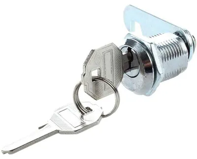 Produktbild von Nockenschlosszylinder fš¹r Briefkasten/Schublade, 20 mm + 2 Schlš¹ssel