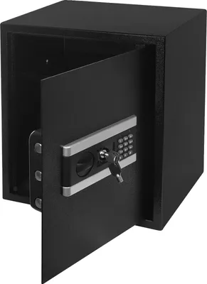 Obrázek produktu pro Elektronický trezor, digitální klávesnice, funkce nouzového klíče, černý