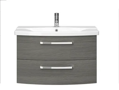 Produktbild von Pelipal Serie 4010 Waschtischunterschrank 4010.198018 Graphit Str. quer 80 cm - LIEFERUNG OHNE WASCHBECKEN & ARMATUR