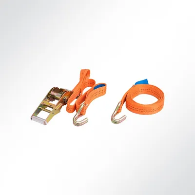 Produktbild von Lysel® Ratschen Zurrgurt Spanngurt 2-teilig orange 4 Meter 3000Kg