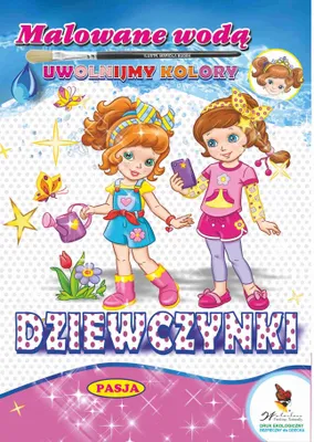 Immagine prodotto di Kolorowanka Malowanie wodą dla dziewczynek z 10 ilustracjami