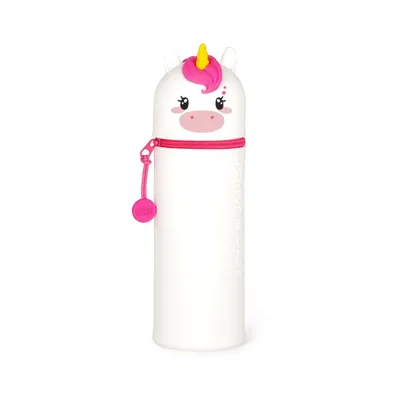 Produktbild von Legami Kawaii 2-in-1 Silicone Pencil Case Unicorn, Federmäppchen, Mäppchen, Stiftehalter, Einhorn, KA0012