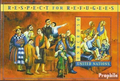 Produktbild von Briefmarken UNO - New York 2000 Mi Block20 (kompl.Ausg.) postfrisch Flüchtlingskommissar