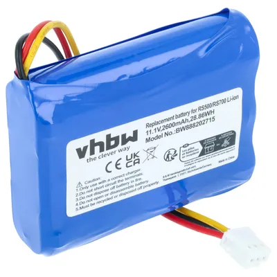 Produktbild von vhbw Akku Ersatz für Moneual 12J001609 für Home Cleaner Heimroboter (2600 mAh, 11,1 V, Li-Ion)