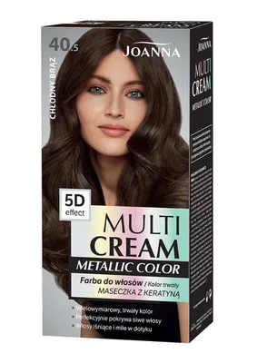 Obrázek produktu pro Joanna Multi Cream Color 5D Farba do włosów 40.5 Chłodny Brąz