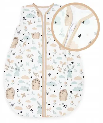 Produktbild von Ankras Baby-Schlafsack 56-62 1 TOG Baumwolle für Kleinkinder