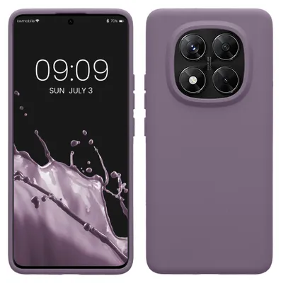 Produktbild von kwmobile Handyhülle für Xiaomi Redmi Note 14 Pro 5G / Redmi Note 14 Pro+ 5G / Poco X7 Hülle - Case Silikon - Kabelloses Laden - Schutzhülle Cover in