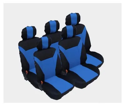 Immagine prodotto di Copri sedili per Ford S-MAX, C-MAX, VW Touran, Sharan, Toyota Corolla Verso, blu