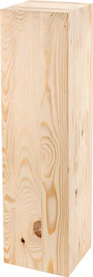 A tall, rectangular wooden block.