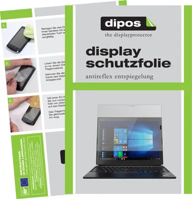 Produktbild von dipos I Schutzfolie matt passend für Lenovo ThinkPad X1 Tablet 3. Gen. Folie Displayschutzfolie