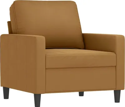 Produktbild von vidaXL Sessel Braun 60 cm Samt