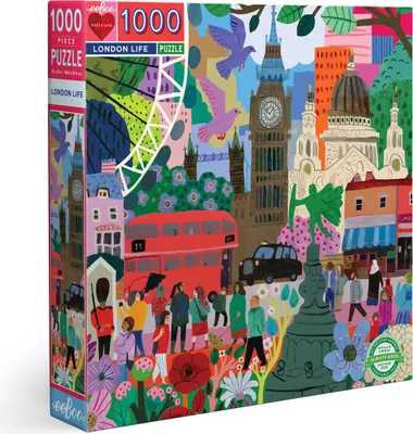 Image de EEBOO Puzzle carré London life 1000 pièces