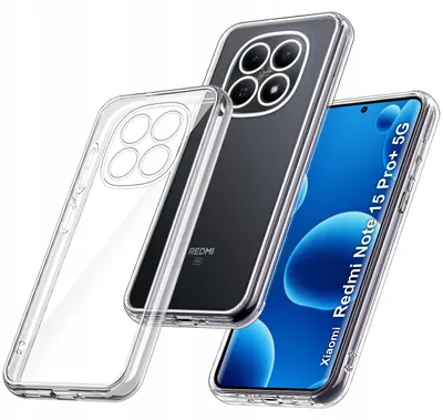 Immagine prodotto di Custodia per Xiaomi Redmi Note 15 Pro+ Plus 5G CUSTODIA TRASPARENTE RINFORZATA 2 MM