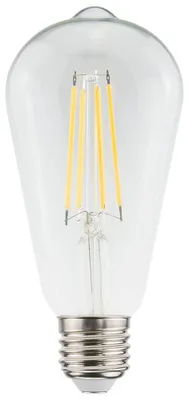 Produktbild von hoftronic LED-Glühlampe E27 9W 1055lm ST64 2700K Dimmbar Klares Glas
