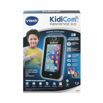 Image de VTech KidiCom Advance 3.0 Noir, portable Enfant sans emballage sécurisé - 6/12 ans - Version FR