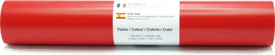 Produktbild von Kreativplotter Vinylfolie matt SIGNALROT 30,5x300 cm