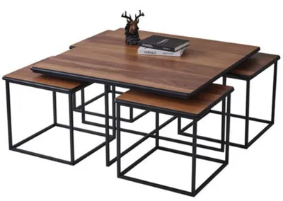 Produktbild von Elegant Modern Couchtisch Wohnzimmer Exklusiv Holz Braun Stilvoll Neu