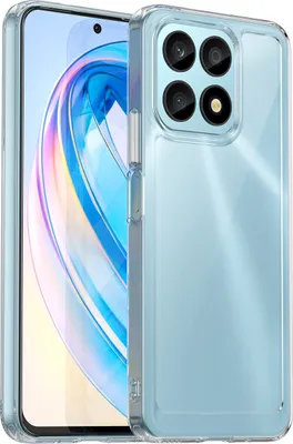 Produktbild von Honor X8A Hülle, Klar Rückseite Stoßfeste TPU Silikon Bumper Schutzhülle für Honor X8A Transparent