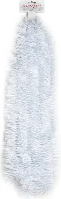 Produktbild von Girlande 7,5 cm breit 270cm Kunststoff weiß