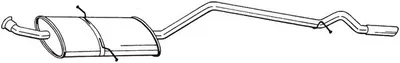 Produktbild von BOSAL 291-429 Endschalldämpfer passend für MERCEDES-BENZ A-Klasse (W169) Auspuff