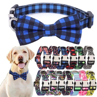 Image de Collier pour chien avec nœud, idéal pour les petits chiens et les chatons