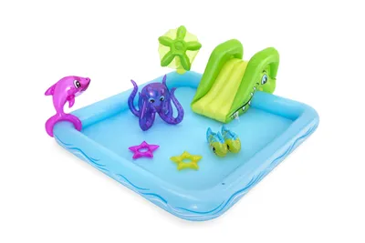 Produktbild von Bestway Play Centre Aufblasbares Aquarium, 2,39m x 2,06m x 86cm
