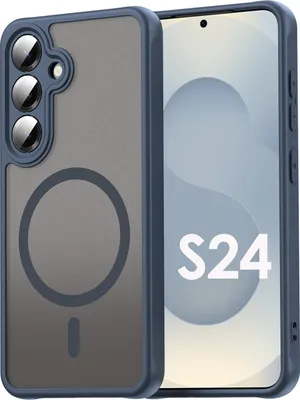 Produktbild von Handyhülle für Samsung Galaxy S24 Matt Case Schutzhülle Kratzfest Passgenau Blau