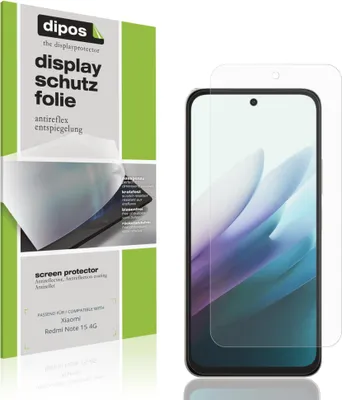 Image de 4x Film de protection d'écran pour Xiaomi Redmi Note 15 4G protecteur antireflet dipos