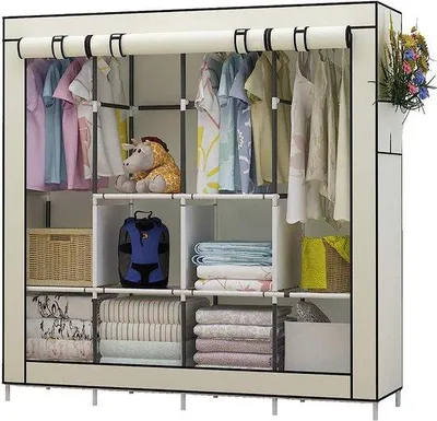 Produktbild von Famanu Kleiderschrank 167 x 45 x 170 cm - robust und geräumig