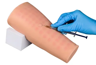Intradermaler Injektionstrainer, Unterarm-Simulator für Pflegekräfte