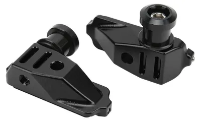 Produktbild von Schwarz Motorrad Hinterachsblöcke Kettenspanner Aluminiumlegierung Ersatz für CB500F CB500X CBR500R 2013-2016