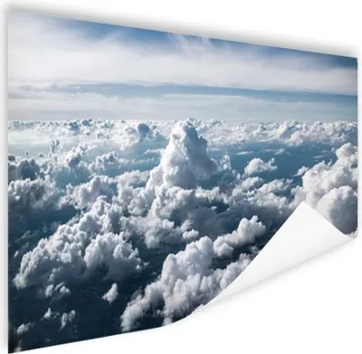 Produktbild von MuchoWow® Poster In den Wolken 120x80 cm - Bilder