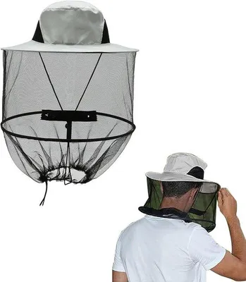 Produktbild von Famanu Imkerhut mit Schleier und Moskitonetz - Grau