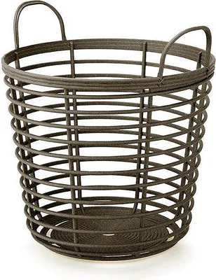 Obrázek produktu pro koš 43cm ZANZI BASKET ECO WOOD IKPIR430W-4625W kávový plastový