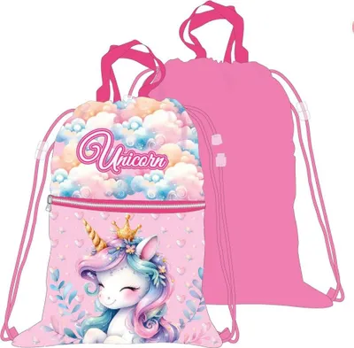 Image de Sac de gym licorne 45cm - Clouds Deluxe Sac de sport
