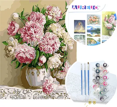 Produktbild von Malen nach Zahlen 40x50cm Blumenstrauß | JY020