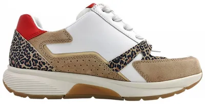 Image de Gabor : Chaussures plates à lacets, style sportif, couleur blanche, pour le quotidien
