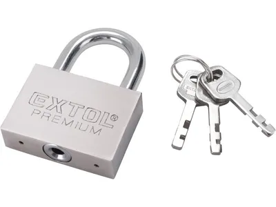 Produktbild von Visací zámek Extol Premium (8857403) kovový, 30mm