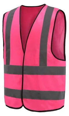 Produktbild von Sicherheitsweste Warnweste Reflektierend Rosa Größe S