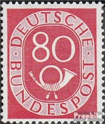 Produktbild von Briefmarken BRD (BR.Deutschland) 1951 Mi 137 postfrisch Posthorn